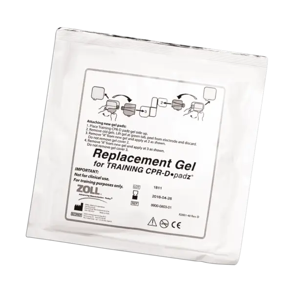 Gel pads til CPR-D træningselektrode. Passer til 8900-0804-01 og 8900-5007.