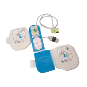 CPR-D Padz træningsstødpads med simulatorstik. Gel pads