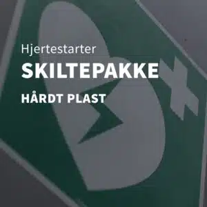 Skiltepakke i plastik