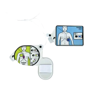 CPR Uni-Padz træningselektrode med klæbegel.