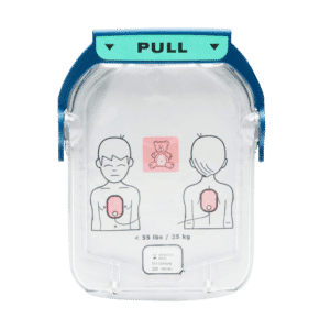 Børneelektrode til Philips HeartStart HS1 hjertestarter.