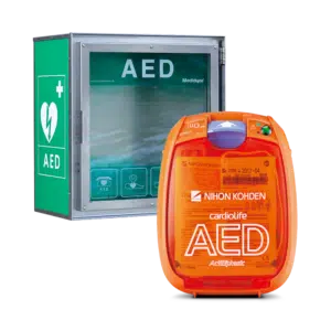 Pakketilbud - Cardiolife AED-3100 hjertestarter inkl. CA hjertestarterskab