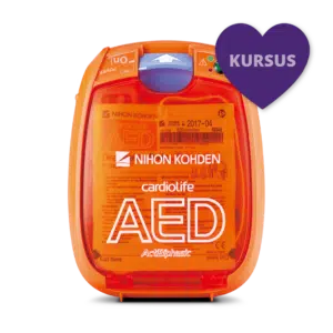 Pakketilbud - Cardiolife AED-3100 hjertestarter inkl. førstehjælpskursus