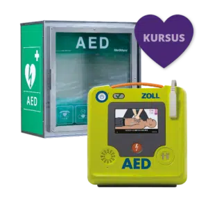 Pakketilbud - ZOLL AED 3 hjertestarter inkl. CA hjertestarterskab og kursus